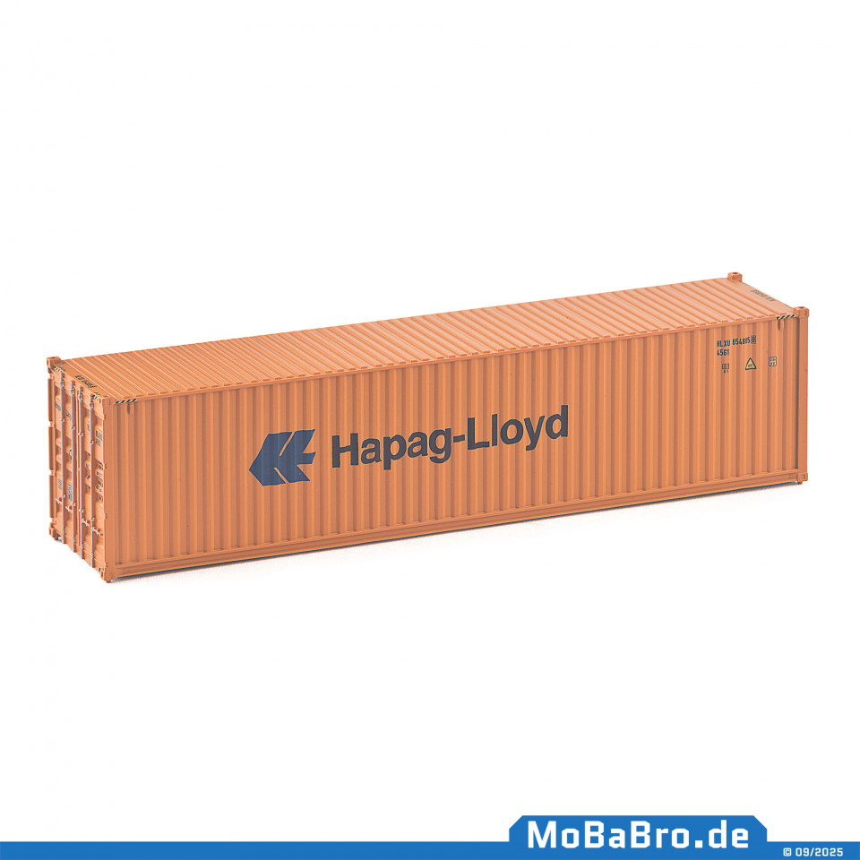 40ft oversea container "Hapag-Lloyd"  in scale 1:87 / H0