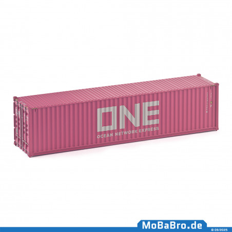 40ft container "ONE" in pink, scale 1:87 / H0