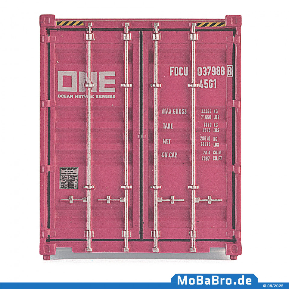 Pink colored 40ft Container 