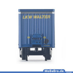 Kranbarer Krone Mega Liner "LKW Walter - 100 Jahre"  in H0 / 1:87