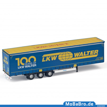 Kranbarer Krone Mega Liner "LKW Walter - 100 Jahre"  in H0 / 1:87