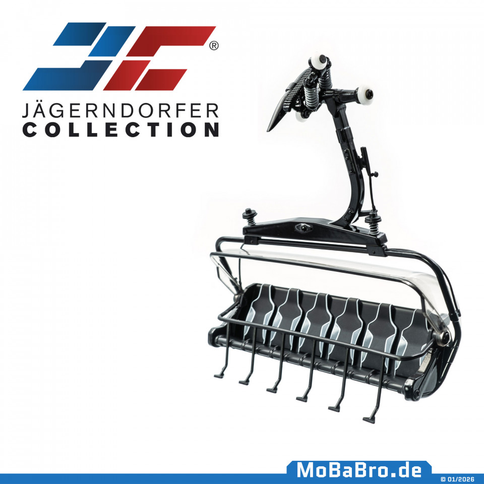 Jägerndorfer - Doppelmayr 6er Sessel D-Line mit Bubble - 1:32 | LGB - JC86505