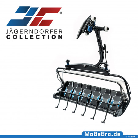 Jägerndorfer - 6er Cable car chair D-Line with bubble - Scale 1:32 | LGB - JC86505