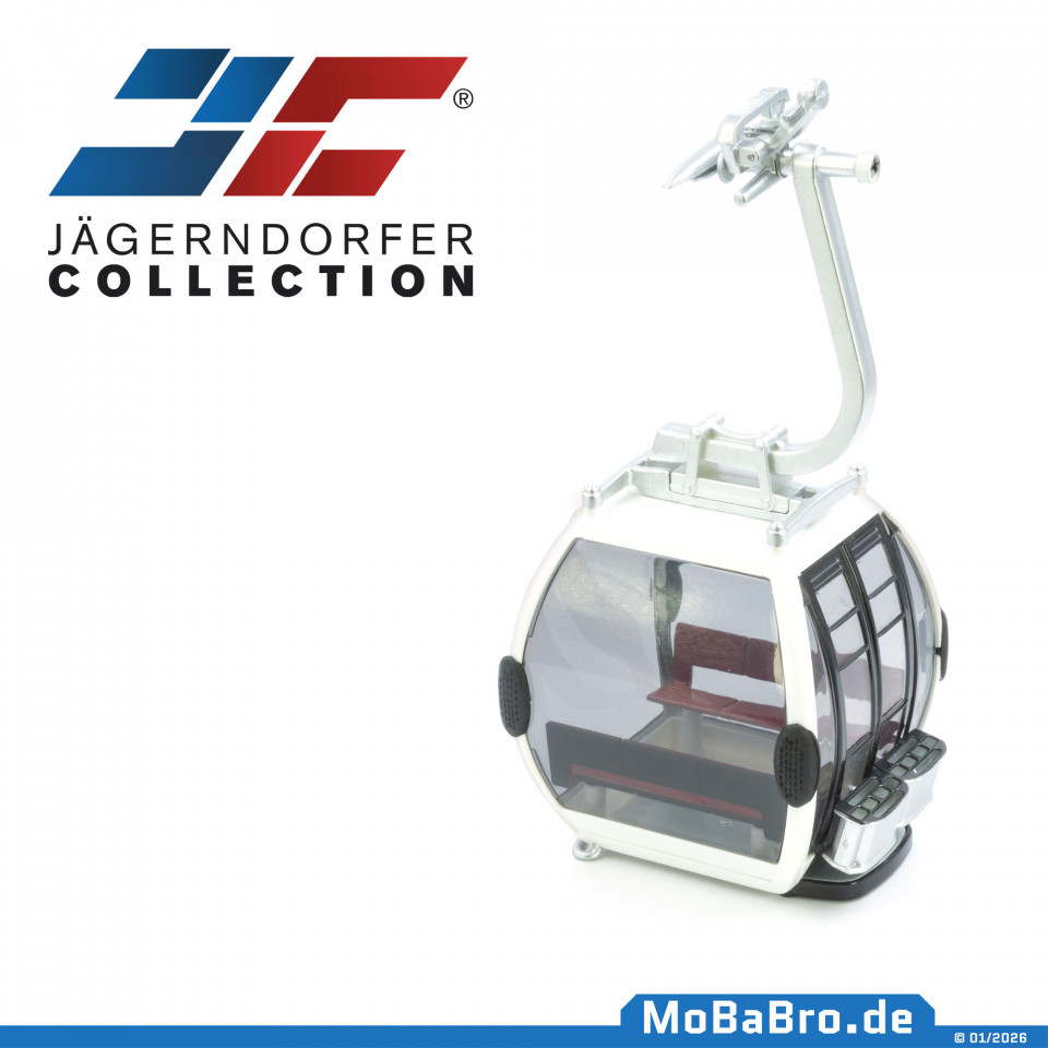 Jägerndorfer JC84005 - OMEGA IV / 8 in weiß mit schwarzen Türen - 1:32 / Spur1 & LGB