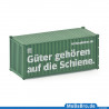 20ft Übersee Container "Güter gehören auf die Schiene" der DB Cargo