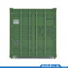 20ft oversea container "Gueter gehoeren auf die Schiene" of DB Cargo
