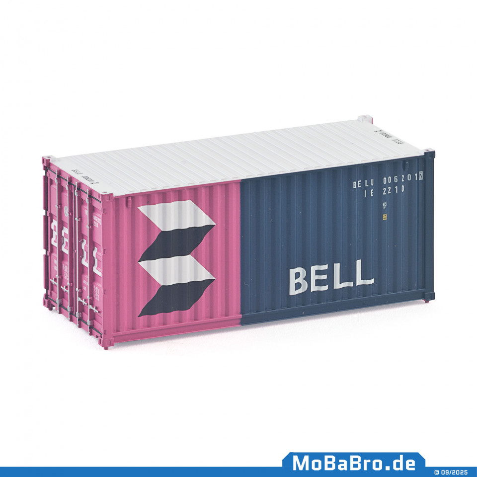 20ft oversea container "Bell" (1:87 / H0)