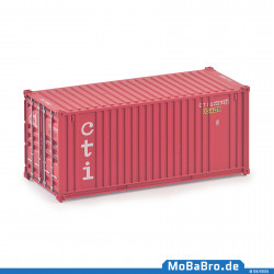 20ft oversea container "cti" in h0 / 1:87