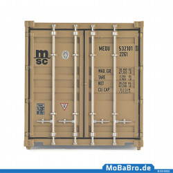 20ft Übersee Container "MEDITERANEAN SHIPPING CO - MSC" (1:87 / H0)
