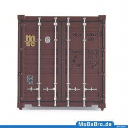 20ft Übersee Container "MEDITERANEAN SHIPPING CO - MSC" (1:87 / H0)