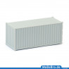 20ft oversea container without paint and print in scale H0 / 1:87