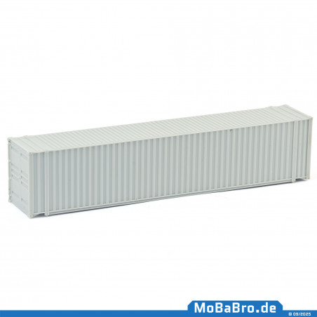 45ft oversea container without paint and print in scale H0 / 1:87