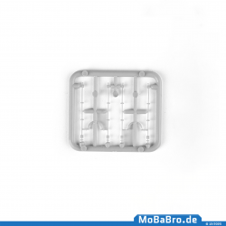 Grey colored 45ft container unpainted for crafting in 1:87 / H0