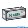 20ft tank container "Rinnen - Moers" (1:87 / H0)