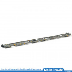 Double pocket wagon Mega II (Sk+Ct) of HUPAC in as-delivered condition - 83 85 4933 273-5 - Rev. 02/17