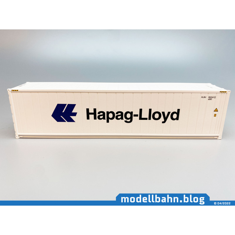 40ft reefer container "HAPAG-LLOYD" (1:87 / H0) 40ft reefer container "HAPAG-LLOYD" (1:87 / H0)