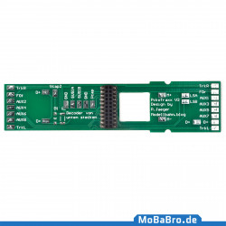 PluxX22 adapter board for Piko TRAXX - top view