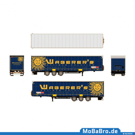 Craneable Kögel MEGA Trailer "Waberer’s" in 1:87 / H0