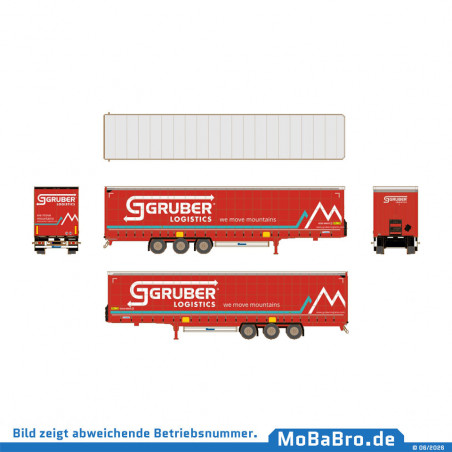 Craneable Krone MEGA Liner "Gruber Logistics"" in 1:87 / H0