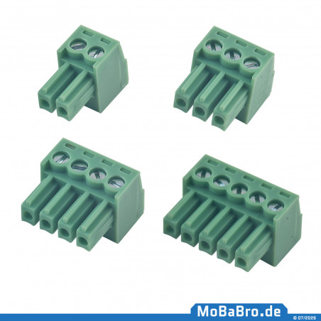 Steckerklemme 2-, 3-, 4- oder 5-polig - RM3,5 kompatibel zu ESU