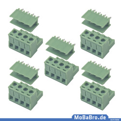 4-pin plug and socket with a pitch of 5.04 mm