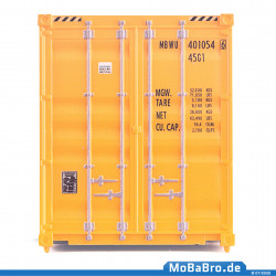 Gelber Märklin 40ft HC Container "Max Bögl" MBWU 401054 (6) in 1:87 (H0) aus 47161