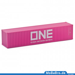 Pink Märklin 40ft container "ONE" TLLU 608403 (1) in 1:87 (H0) from 47814