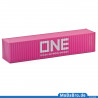 Pink Märklin 40ft container "ONE" TLLU 608403 (1) in 1:87 (H0) from 47814