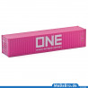 Pinker Märklin 40ft Container "ONE" TLLU 608403 (1) in 1:87 (H0) aus 47814