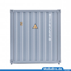 Grey colored Märklin 40ft container "MOL" MOFU 675639 (8) in 1:87 (H0) from 47811