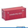 20ft ‘Hamburg Süd’ container (flattened) with the old ‘Fahne’ logo in 1:87 / H0 scale