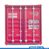 20ft Container "Hamburg Süd" (abgeflacht) und altem Logo "Fahne" in 1:87 / H0