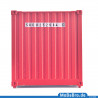 20ft Container "Hamburg Süd / Columbus Line" (abgeflacht) und altem "Steuerrad" in 1:87 / H0