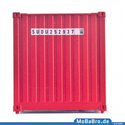 20ft Container "Columbus Line" (abgeflacht) und altem "Steuerrad" Logo in 1:87 / H0
