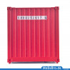 20ft Container "Columbus Line" (abgeflacht) und altem "Steuerrad" Logo in 1:87 / H0