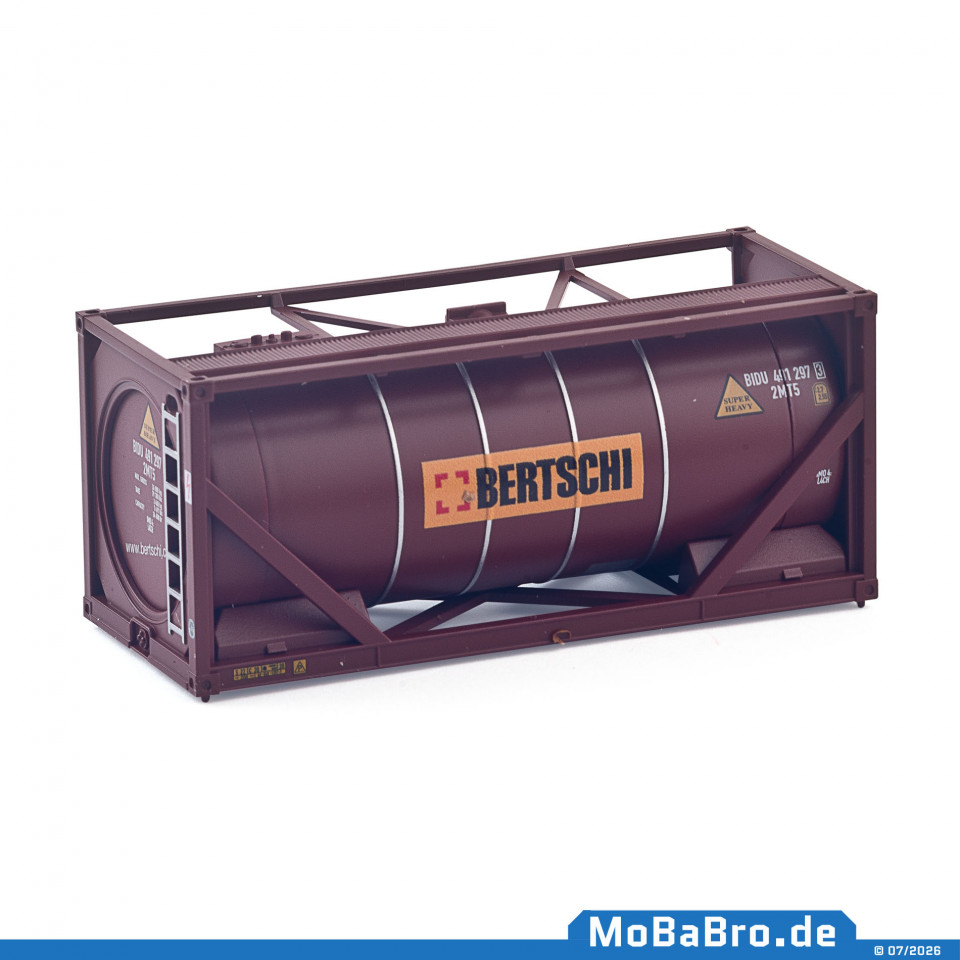 Märklin 20ft Tank-Container "BERTSCHI AG - Dürrenäsch" BIDU 491297 (3) in 1:87 / H0