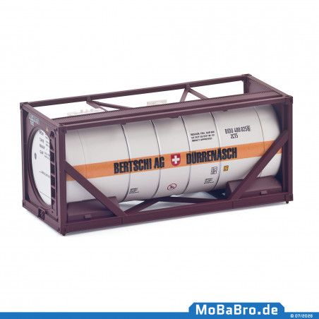 Märklin 20ft Tank-Container "BERTSCHI AG - Dürrenäsch" BIDU 499205 (6) in 1:87 / H0