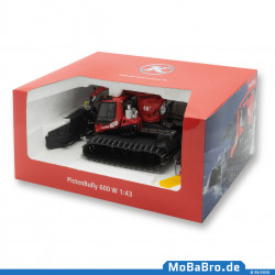 Jägerndorfer PistenBully PB 600W with winch in red  - Scale 1:43 - JC4810