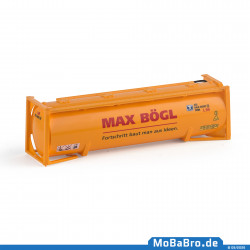 Gelber Märklin 40ft 30ft Silo-Container "Max Bögl" in 1:87 (H0) aus 47166