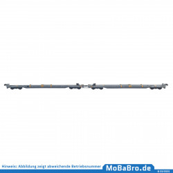 Doppeltaschenwagen Mega II (Sk+Sk) der HUPAC im Ablieferungszustand - 83 85 4933 227-1 - Rev. 12/16
