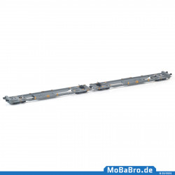 Doppeltaschenwagen Mega II (Sk + Sk) der HUPAC im Ablieferungszustand mit 50 Jahre HUPAC Logo - 83 85 4933 241-2 - Rev. 03/17