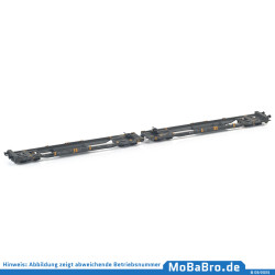 00512.03 Doppeltaschenwagen Mega II (Sk+Sk) der HUPAC im aktuellen Betriebszustand - 83 85 4933 239-6 - Rev. 11/22