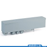 Craneable Kögel MEGA Trailer undecorated kit in 1:87 / H0