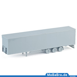 Craneable Kögel MEGA Trailer undecorated kit in 1:87 / H0