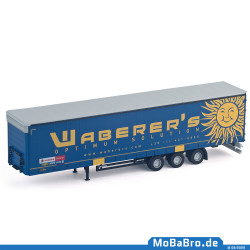 Kranbarer Kögel MEGA Trailer "Waberer’s" in 1:87 / H0