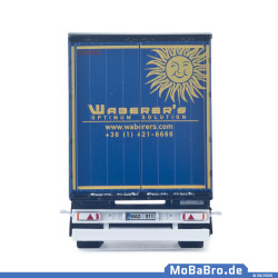 Kranbarer Kögel MEGA Trailer "Waberer’s" in 1:87 / H0