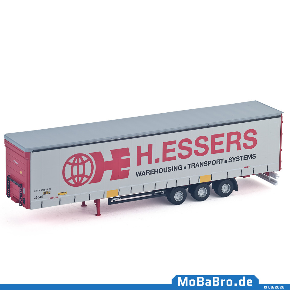 Kranbarer Kögel MEGA Trailer "H. Essers" in 1:87 / H0