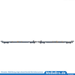 00511.02 Double pocket wagon Mega II (Sk+Sk) of HUPAC with 50 years of HUPAC sign - 83 85 4933 249-5  - Rev. 03/17