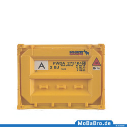 Gelbe Stuttgart 21 Abraummulder in H0 / 1:87
