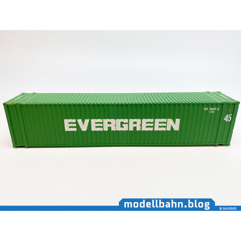 45ft container "EVERGREEN" (1:87 / H0) 45ft container "EVERGREEN" (1:87 / H0)